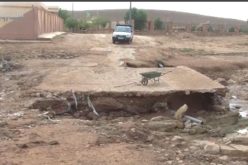 تضرّر منشآت فنية بالبيض جراء الأمطار الغزيرة الأخيرة