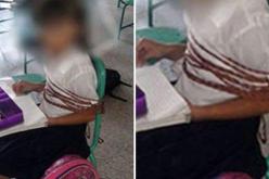 ما سرّ تقييد هذه الطفلة في مقعدها المدرسي