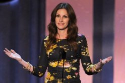 الممثلة الأمريكية جوليا روبرتس تأكل وتصلي وتحب و تكتسب كيلوغرامات زائدة