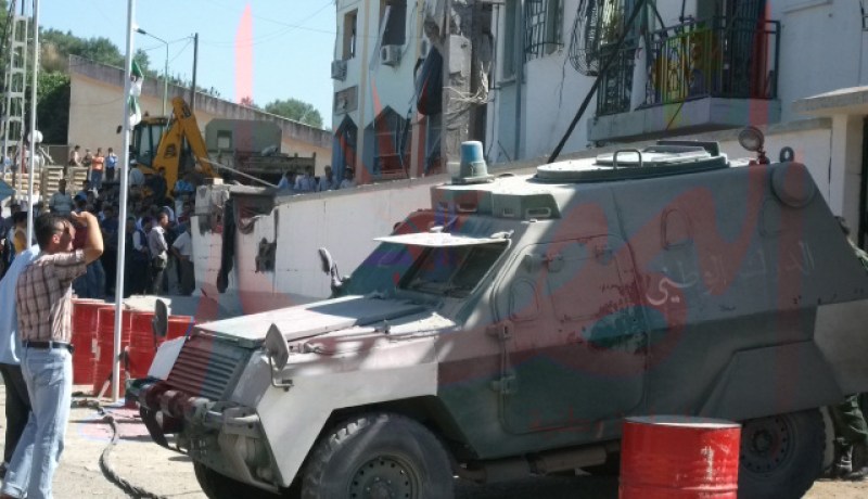 النهار تنشر صور التفجير الإنتحاري ضد فرقة الدرك الوطني لأث عيسي بولاية تيزي وزو