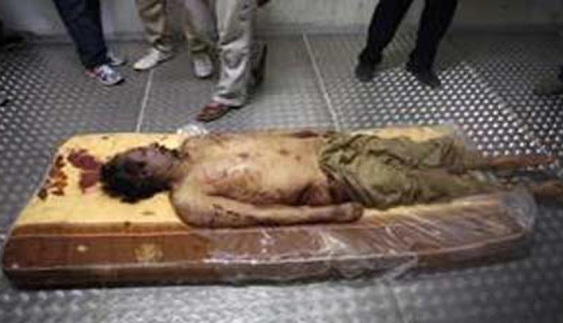 فشل الأمم المتحدة في تحديد سبب وفاة القذافي