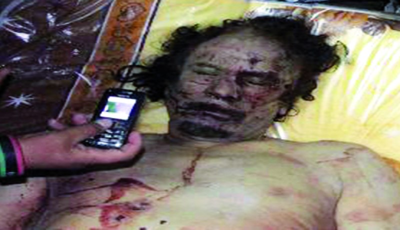 فيروسات على الأنترنت في‮ ‬شكل صور لمقتل القذافي