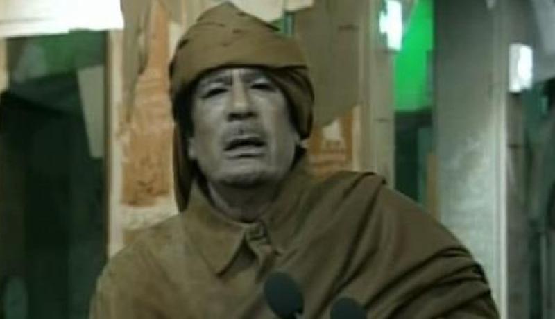 صلاة الغائب على‮ ‬روح القذافي