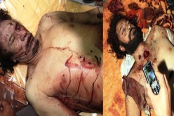 القذافي‮ ‬وابنه المعتصم تعرضا للتعذيب ثم الإعدام