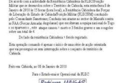 كابيندا تثير قلق الجزائريين‮ ‬