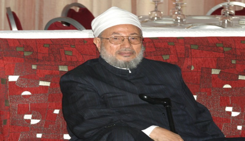 القرضاوي في ليبيا لمنع هدر دمه