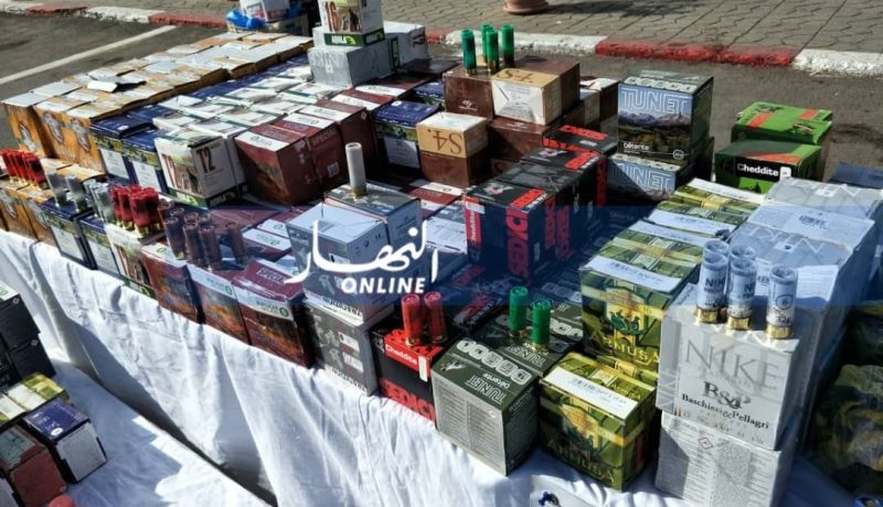 ضبط 120 خرطوشة و500 غ بارود في مداهمة لمنزل بسيدي البشير بوهران