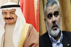 رئيس الوزراء البحريني يجتمع مع إسماعيل هنية