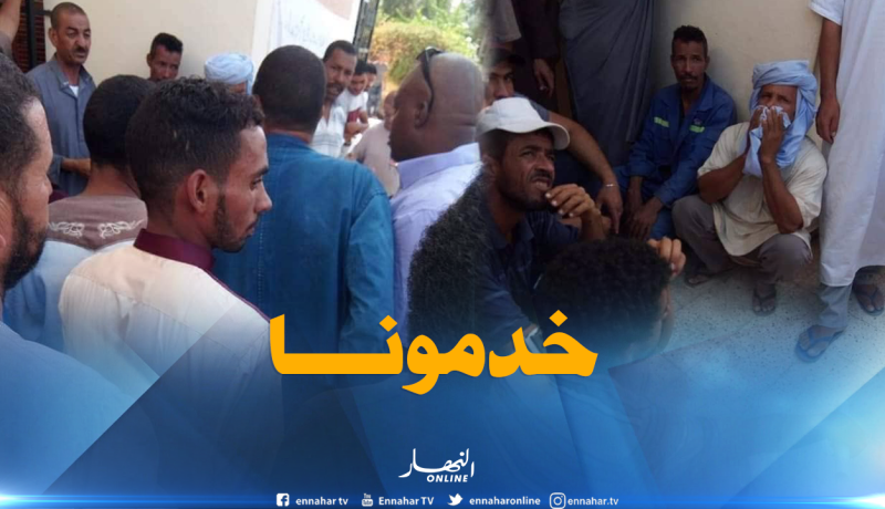 بطالون يحتجون أمام مقر بلدية المنيعة للمطالبة بتحقيق وعود العمل