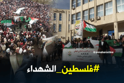 بالفيديو.. طلبة جامعة سكيكدة في وقفة تضامنية مع فلسطين