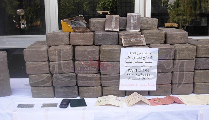 20 سنة سجنا نافذا لمهربي أزيد مـن 11 قنطارا من الكيف المعالج من الحدود المغربـية باتجاه مالي