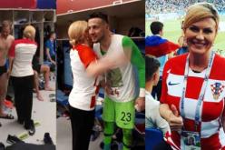 بالفيديو.. رئيسة كرواتيا “دارت حالة بالشطيح” مع اللاعبين 