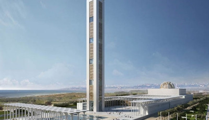 تحديد جهة القبلة لجامع الجزائر الكبير