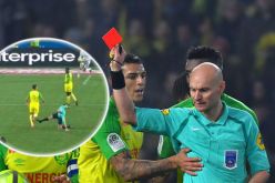بالفيديو.. الحكم يضرب لاعب “نانت” ويطرده من المباراة !