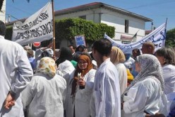 ممارسو الصحة العمومية يشاركون في مسيرة 1 ماي دعما للحراك الشعبي