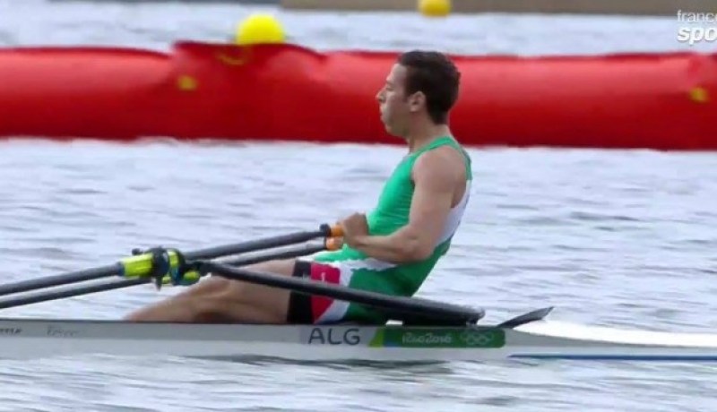 الجزائر تحتل المركز الثامن في مسابقة التجديف بتونس