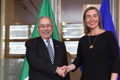 لعمامرة يلتقي فيديريكا موغريني ببروكسل