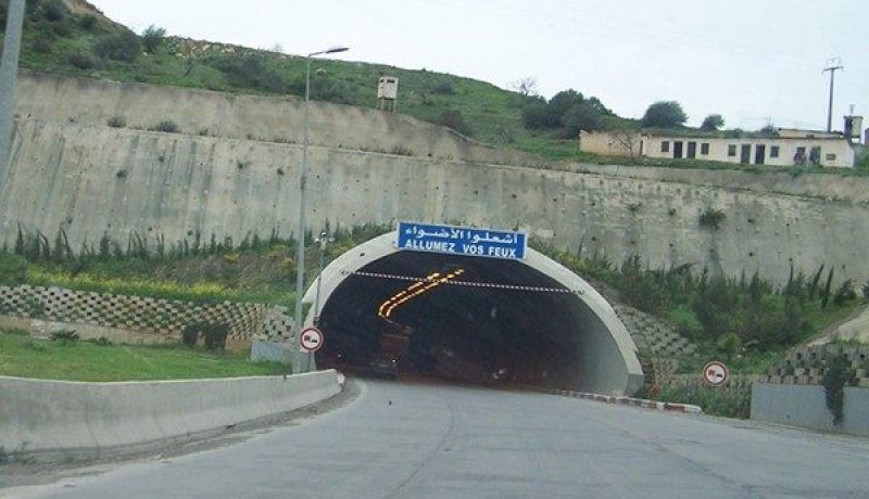 بداية أشغال صيانة داخل نفق بوزقزة في بومرداس