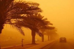 رياح قوية تصل إلى 80 كم في الساعة جنوب البلاد
