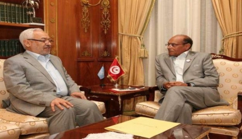 المرزوقي يستقبل الغنوشي في مشاورات لتعيين رئيس وزراء جديد لتونس