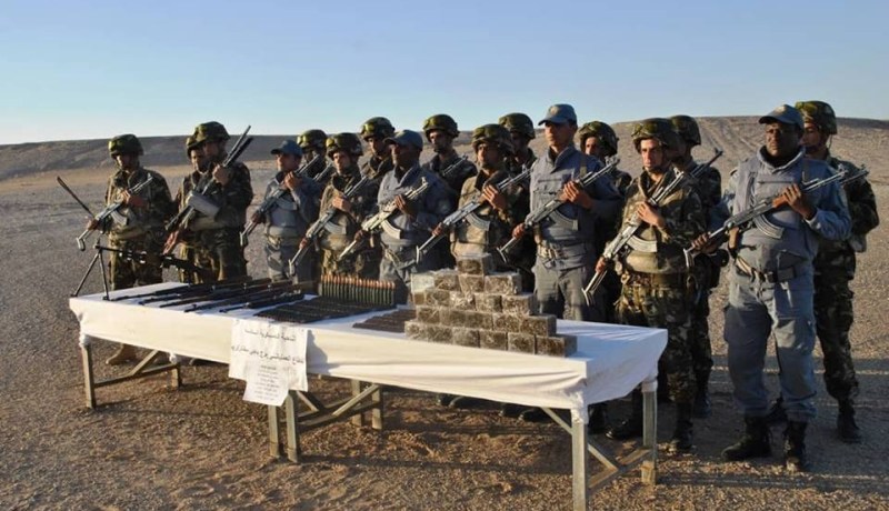 الجيش يحجز أزيد من قنطار”زطلة”وأسلحة نارية بأدرار