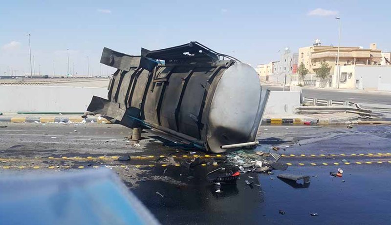 هلاك سائق شاحنة إثر انقلابها في ميلة