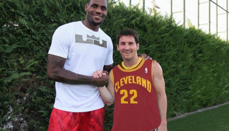 بالفيديو .. ميسي يبهر العالم في كرة السلة