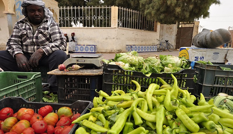 تجّار الخضر والفواكه يحتجّون أمام المقرّ القديم لبلدية حاسي بحبح في الجلفة