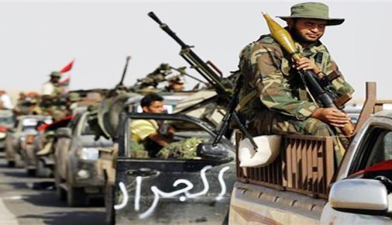 قوات المجلس الإنتقالي الليبي تدخل وسط سرت