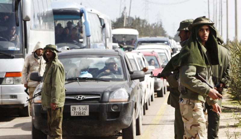 قـــــوات القذافي‮ ‬تحاصر ‮005 ‬شخص بينهم جزائريون بفندق الجوهرة بالزاوية‮ ‬