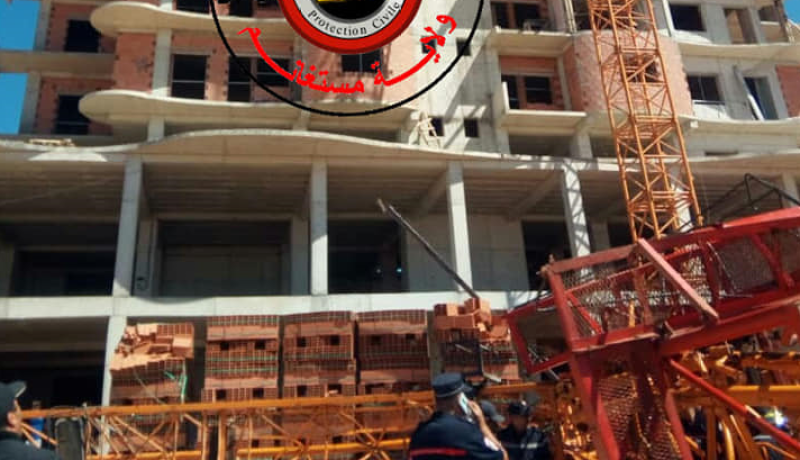 وفاة 3 عمال إثر سقوط رافعة لمشروع قيد الإنجاز بمستغانم