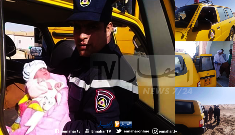 الوادي.. ولادة مولود داخل سيارة الإسعاف في عمق الصحراء