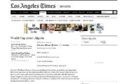 ‮صحيفة أمريكية‬ تستهزئ بـ‮‬الجزائر ‬وتصِف أشبال سعدان ب‮الكريم ديسير