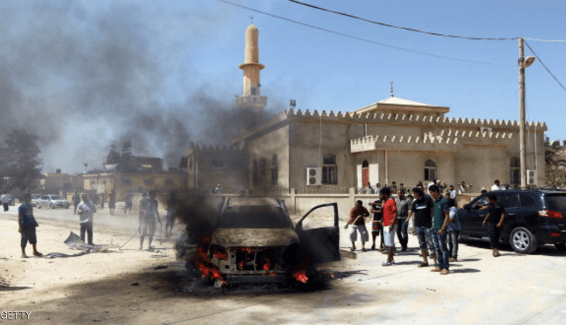 قتيلان جراء غارات جوية ليلية استهدفت وسط العاصمة طرابلس 