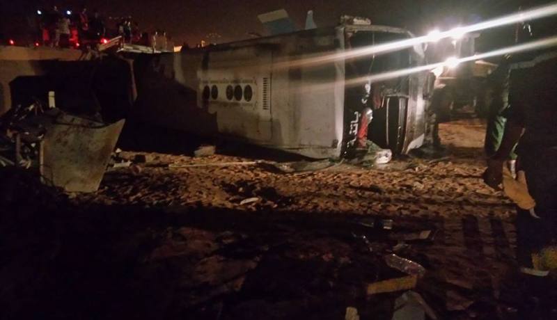بالصور.. 40 جريحا في انقلاب حافلة في “برهوم” بالمسيلة