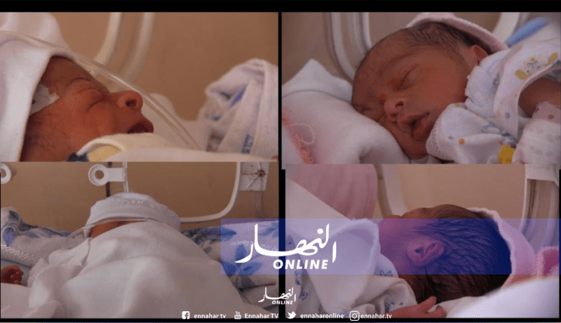 سيدة تنجب 4 توائم بأم البواقي