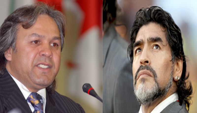 مارادونا وصفني‮ ‬بالمجنون‮ ‬وأن هدفي‮ ‬الذي‮ ‬سجلته بالعقب ضرب من الخيال