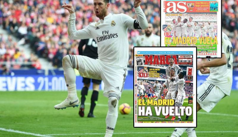 الصحف الإسبانية تُشيد بـ “ريال مدريد”