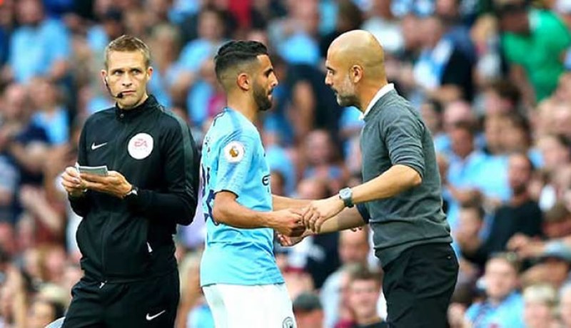 غوارديولا يستدعي محرز لموقعة هوفنهايم