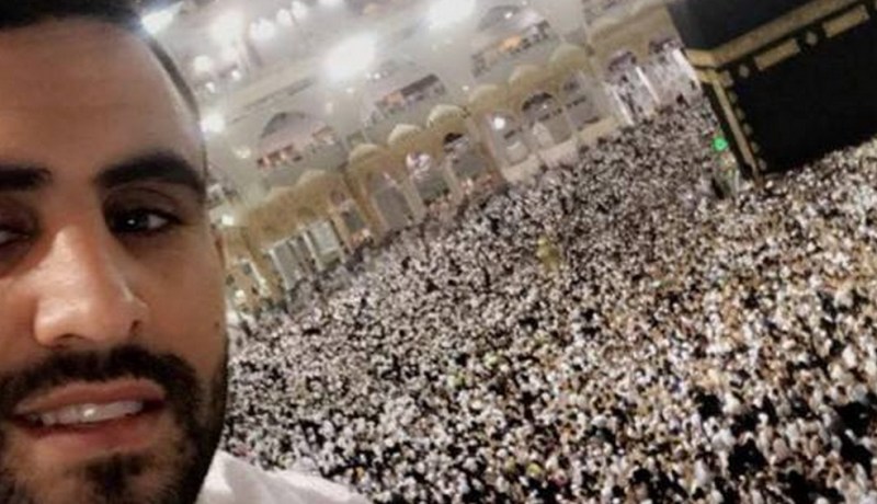 محرز وبراهيمي في مكة لأداء العمرة