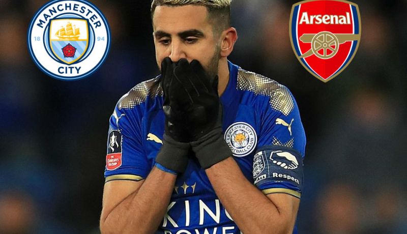 أرسنال يدخل الصراع لضم محرز !