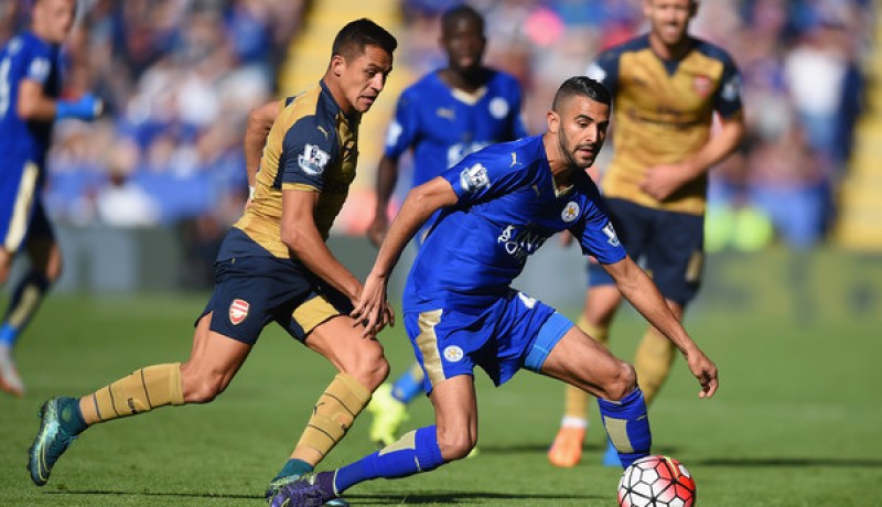 محرز يبحث الليلة عن تسجيل أول أهدافه في مرمى آرسنال