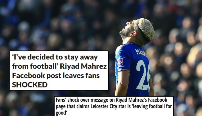 في انتظار نفي أو تأكيد إعتزاله.. الجماهير مصدومة من قرار محرز !