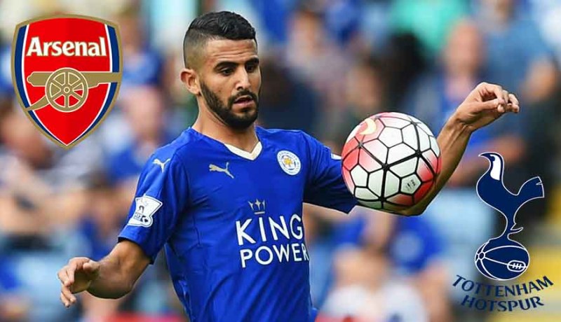 أرسنال وتوتنهام يدخلان السباق للاستفادة من خدمات محرز