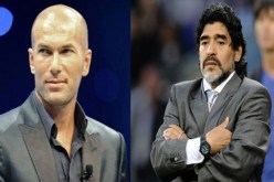 الأسطورتان زيدان ومارادونا الأفضل منذ 40 عاما