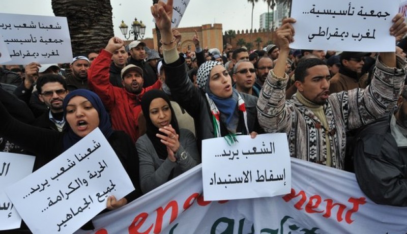 ‮5 ‬قتلى و‮031 ‬جريح في‮ ‬مواجهات بين الأمن ومحتجين في‮ ‬المغرب