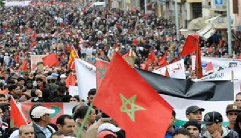 تظاهرة سلمية في الرباط تطالب بالديموقراطية