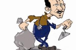 بنّاء يضرب صاحب العمل بعصا خشبية