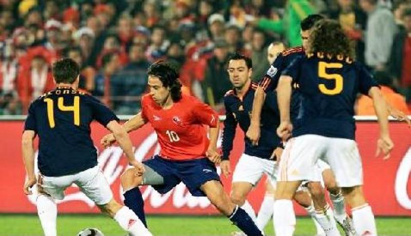 مونديال 2010: اسبانيا هزمت تشيلي وترافقا الى الدور الثاني