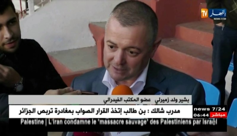 ولد زميرلي يطالب الجمهور الجزائري بمنح الفرصة للناخب الوطني رابح ماجر